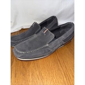 Clark's Men's Leather‎ Race Driving Slip On Loafer Comfort Shoes Navy Blue 12M